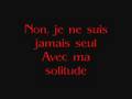 Clip Serge Reggiani - Ma Solitude