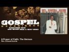 Clip Rev. Donzell Archie - A Prayer of Faith: The Sermon