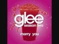 Video Marry you (glee cast version)