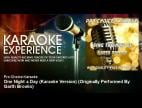 Video One night a day (karaoke version)
