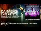 Video Best of my love (karaoke version)