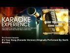 Video It's your song (karaoke version)