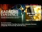 Video American honky-tonk bar association (karaoke version)